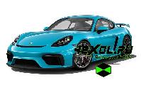 ����������� ����-����� ��� ���������� Porsche 718 Cayman (����� 718 ������)
